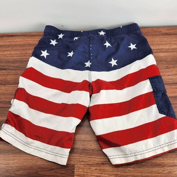 Flag Swim Trunks BioWorld Men's Size Small - Picture 5 of 6